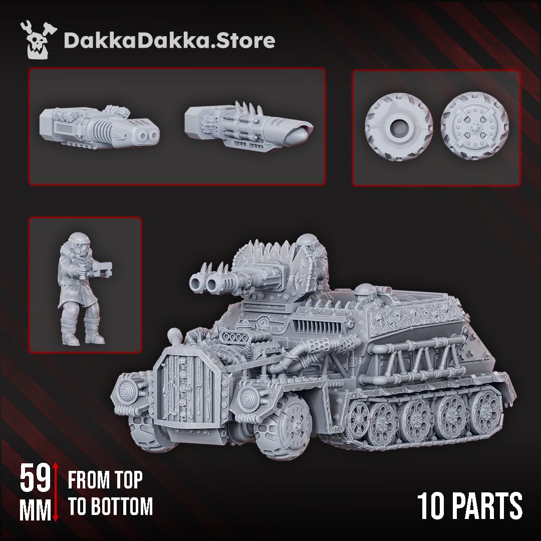 Tabletop Terrain Miniature Armored Rockbuggy