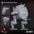 Tabletop Terrain Miniature Armored Stompermech
