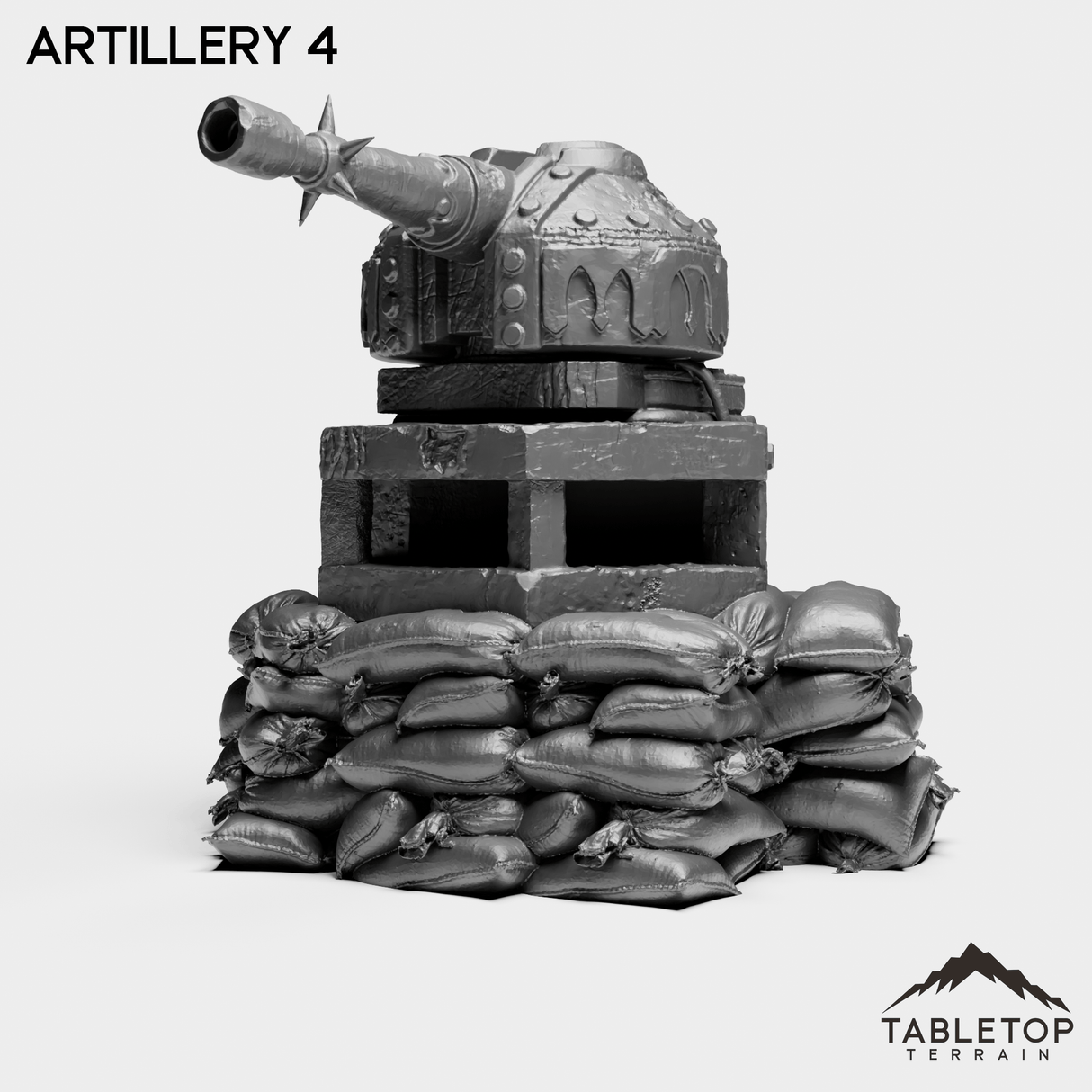 Tabletop Terrain Miniature Artillery 4 Artillery