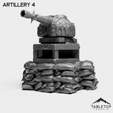 Tabletop Terrain Miniature Artillery 4 Artillery