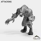 Tabletop Terrain Miniature Attacking Big Bad Werewolf