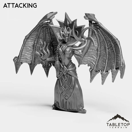 Tabletop Terrain Miniature Attacking Blood Queen