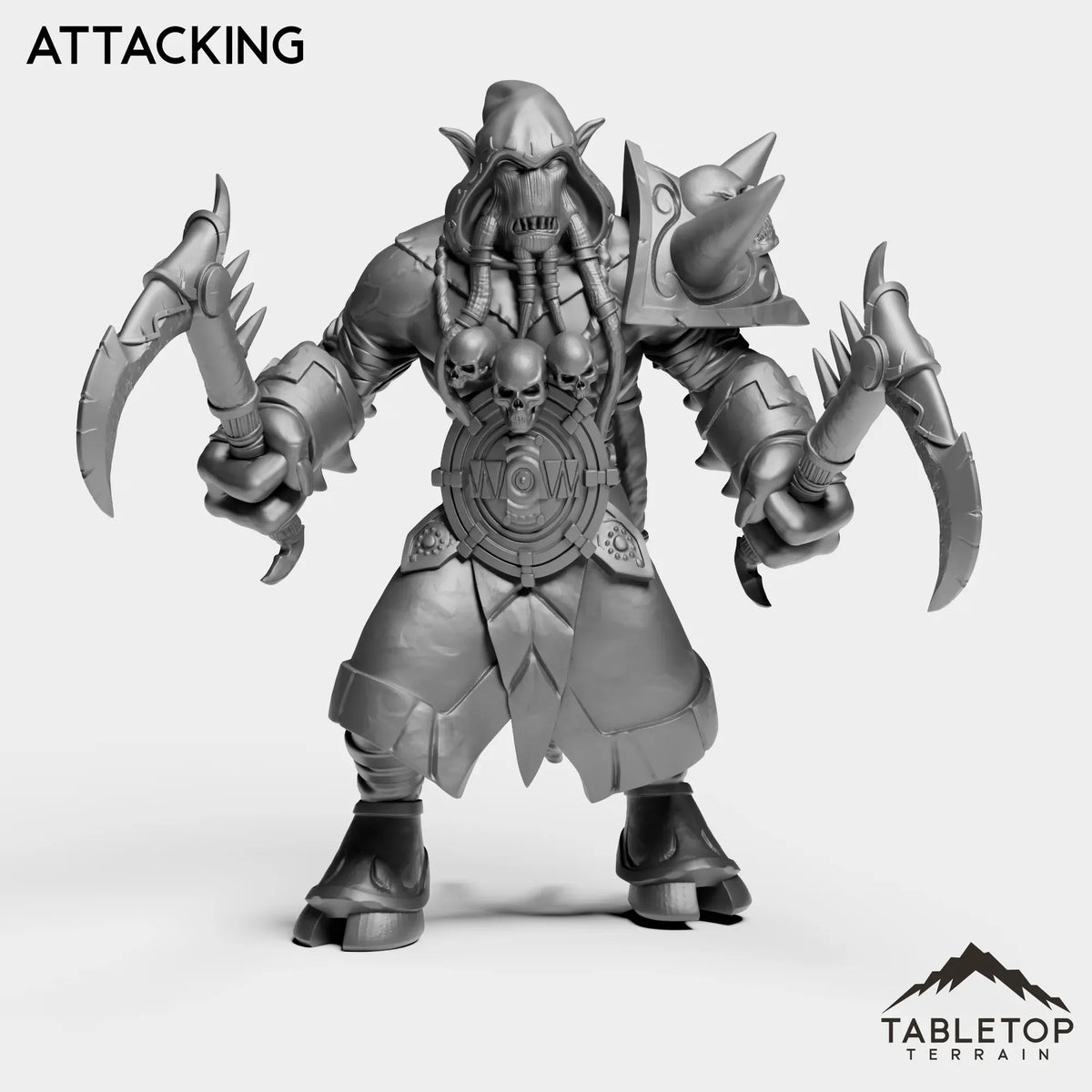 Tabletop Terrain Miniature Attacking Broken Exiled