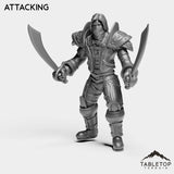Tabletop Terrain Miniature Attacking Captain Edwin
