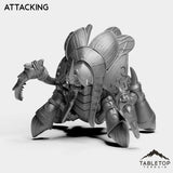 Tabletop Terrain Miniature Attacking Crypt Spider Lord