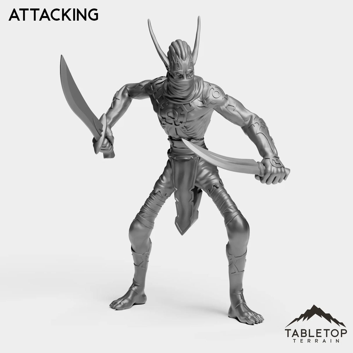 Tabletop Terrain Miniature Attacking Darkness Nightfallen Rebel