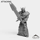 Tabletop Terrain Miniature Attacking DK Blood Elves