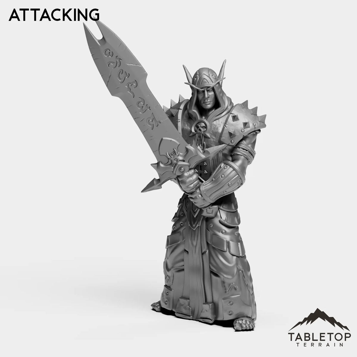 Tabletop Terrain Miniature Attacking DK Blood Elves