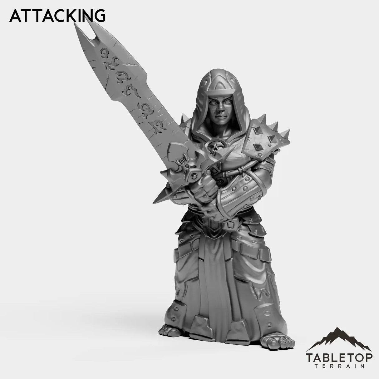 Tabletop Terrain Miniature Attacking DK Dwarves Female