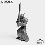 Tabletop Terrain Miniature Attacking DK Elves