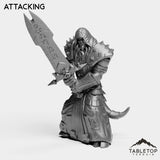 Tabletop Terrain Miniature Attacking DK Exiled