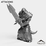 Tabletop Terrain Miniature Attacking DK Exiled