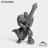 Tabletop Terrain Miniature Attacking DK Horseman King