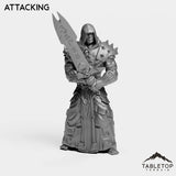 Tabletop Terrain Miniature Attacking DK Human