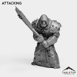 Tabletop Terrain Miniature Attacking DK Orc