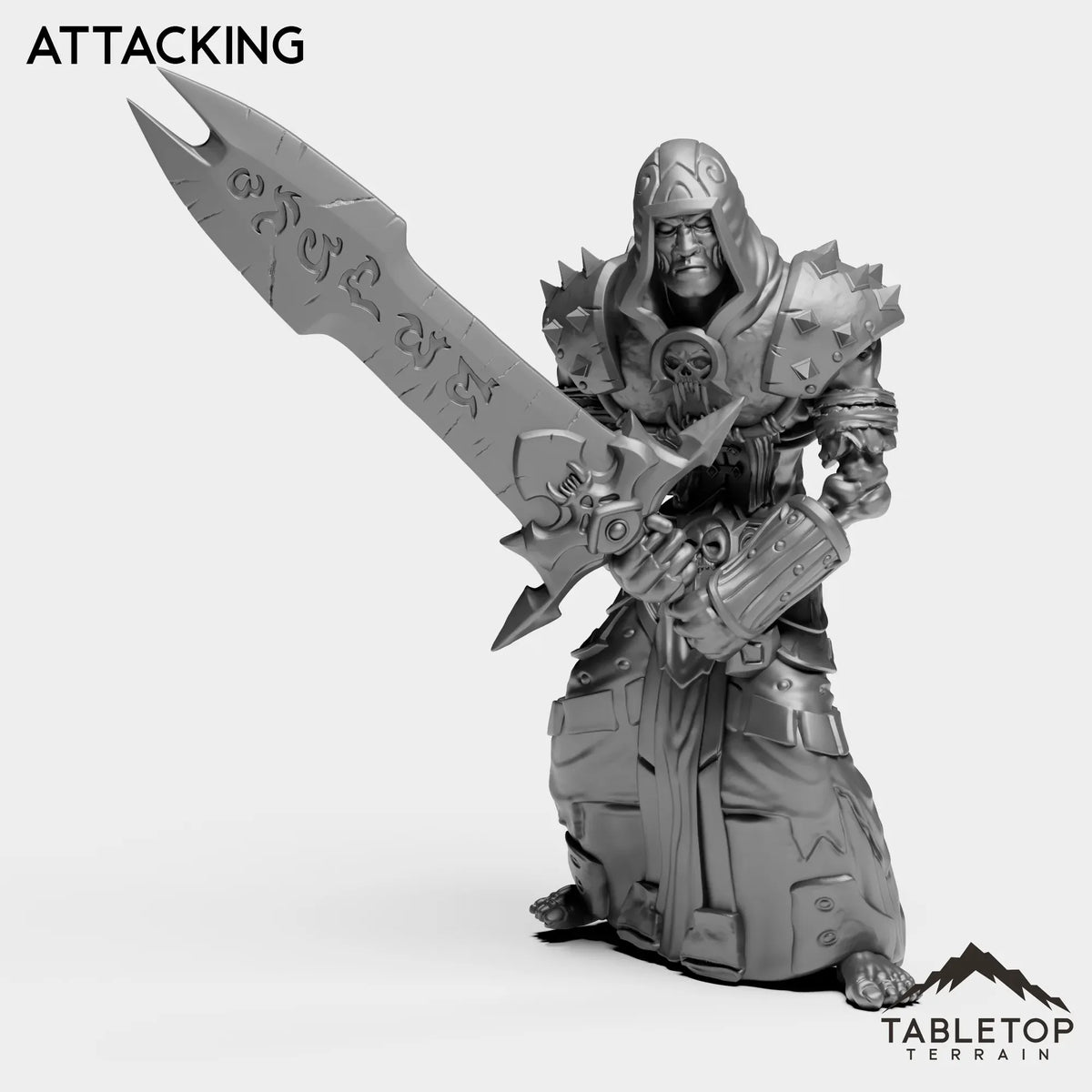 Tabletop Terrain Miniature Attacking DK Undead