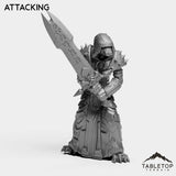Tabletop Terrain Miniature Attacking DK Werewolf Female