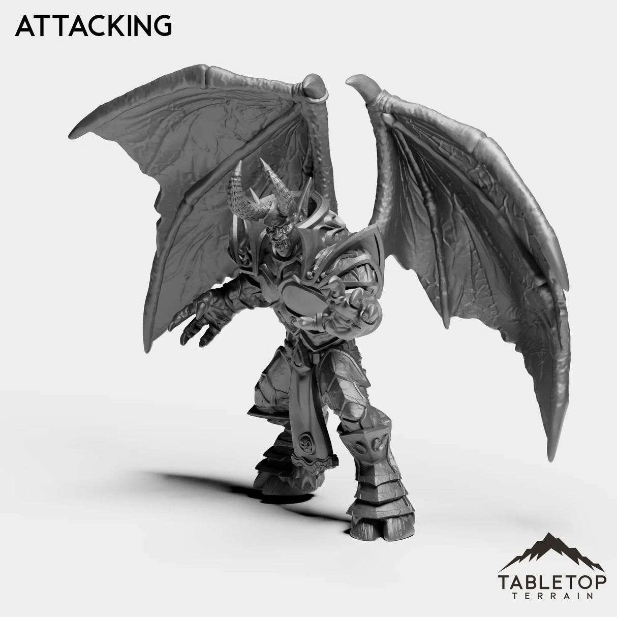 Tabletop Terrain Miniature Attacking Dreadlord Corruptor