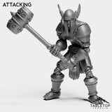 Tabletop Terrain Miniature Attacking Fallen Hero