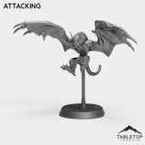 Tabletop Terrain Miniature Attacking Gargoyle