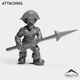 Tabletop Terrain Miniature Attacking Goblin Greenskin