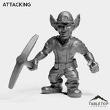 Tabletop Terrain Miniature Attacking Goblin Miner