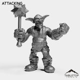 Tabletop Terrain Miniature Attacking Goblin Smeller