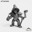 Tabletop Terrain Miniature Attacking Goblin Warlock