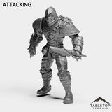 Tabletop Terrain Miniature Attacking Highland Rogue