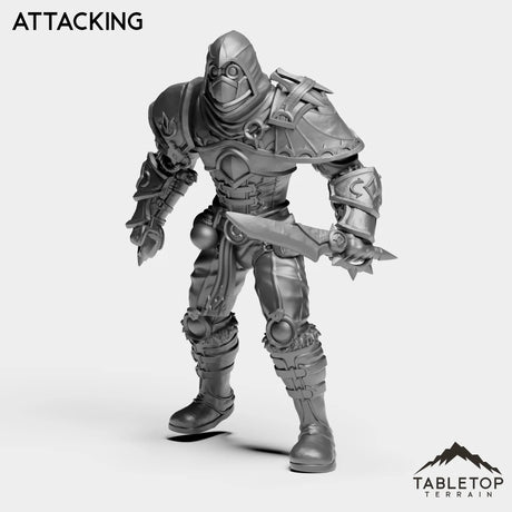 Tabletop Terrain Miniature Attacking Highland Rogue