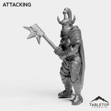 Tabletop Terrain Miniature Attacking Horseman Boss 2