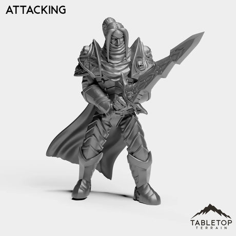 Tabletop Terrain Miniature Attacking Horseman Boss 3