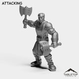 Tabletop Terrain Miniature Attacking Houndmaster