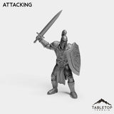 Tabletop Terrain Miniature Attacking Human Guard