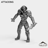 Tabletop Terrain Miniature Attacking Human Rogue Tier 1 Female