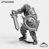 Tabletop Terrain Miniature Attacking Knight Understudy