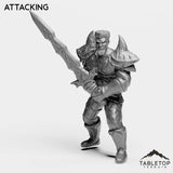 Tabletop Terrain Miniature Attacking Military Instructor