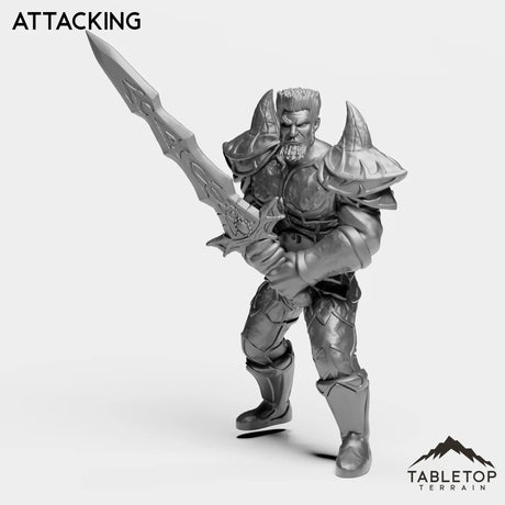 Tabletop Terrain Miniature Attacking Military Instructor
