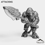 Tabletop Terrain Miniature Attacking Minotaur Elite