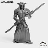Tabletop Terrain Miniature Attacking Night Druid Starter