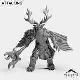 Tabletop Terrain Miniature Attacking Night High Leader