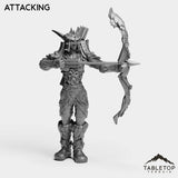 Tabletop Terrain Miniature Attacking Night Hunter Female Tier 1