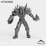 Tabletop Terrain Miniature Attacking Night Warrior Tier 1