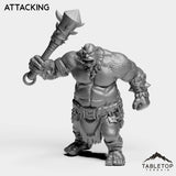 Tabletop Terrain Miniature Attacking Ogre 1