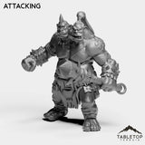 Tabletop Terrain Miniature Attacking Ogre 2