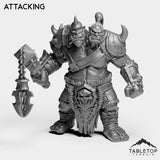 Tabletop Terrain Miniature Attacking Ogre Mauler 2
