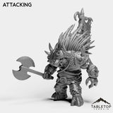 Tabletop Terrain Miniature Attacking Quilboar Warfrenzy