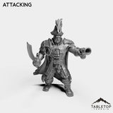 Tabletop Terrain Miniature Attacking Sailor Admiral