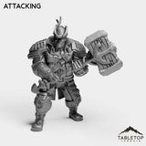 Tabletop Terrain Miniature Attacking Sailor Heritage Warrior