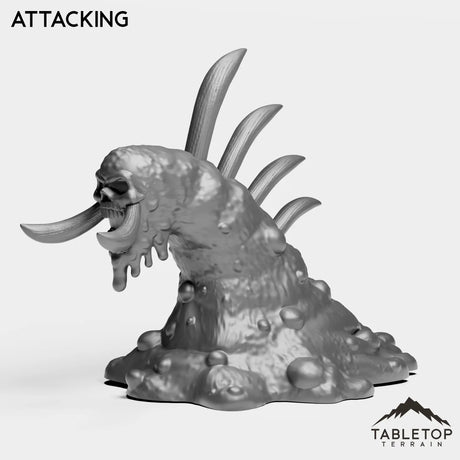 Tabletop Terrain Miniature Attacking Slime Boss